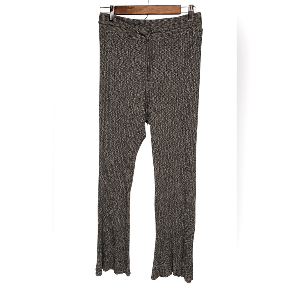 Athleta Sz XL Ribbed Lounge Pants - Grey/White.